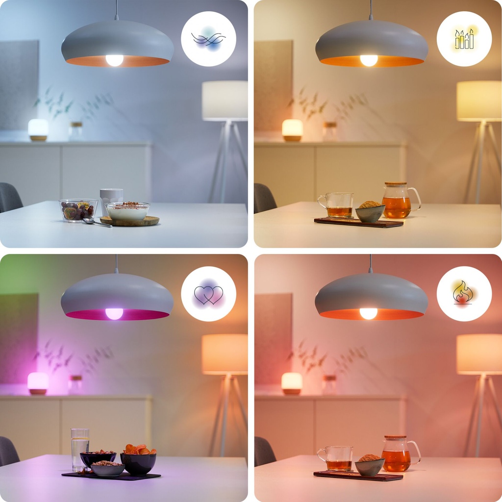 WIZ E27 LED Tunable White and color lamp